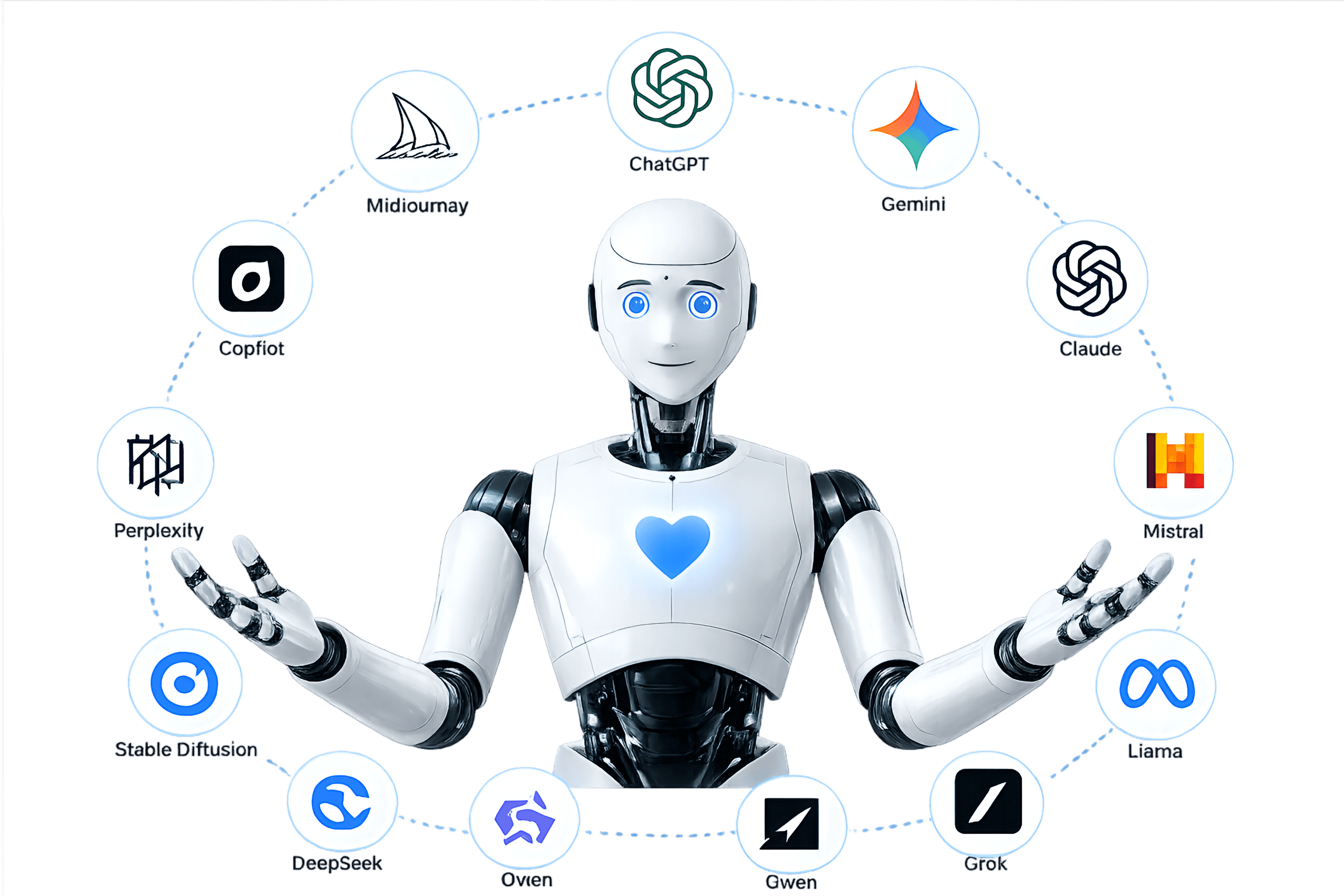 Робот и AI-платформы