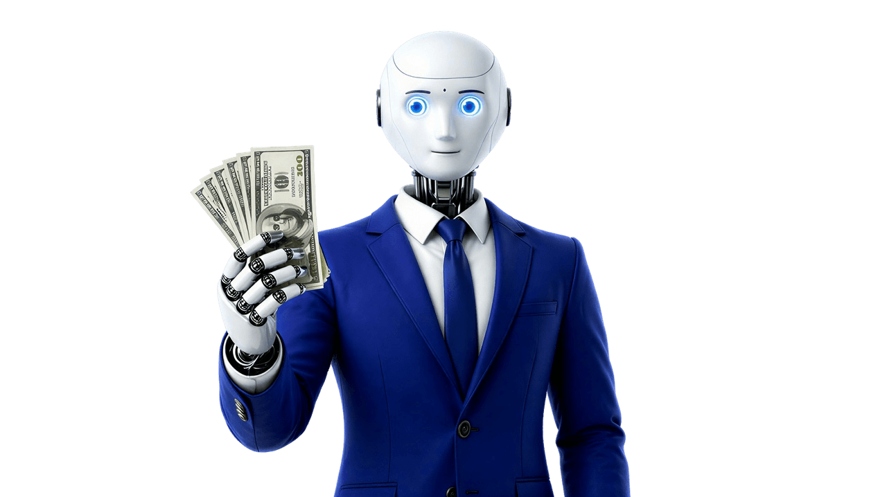 Робот с деньгами