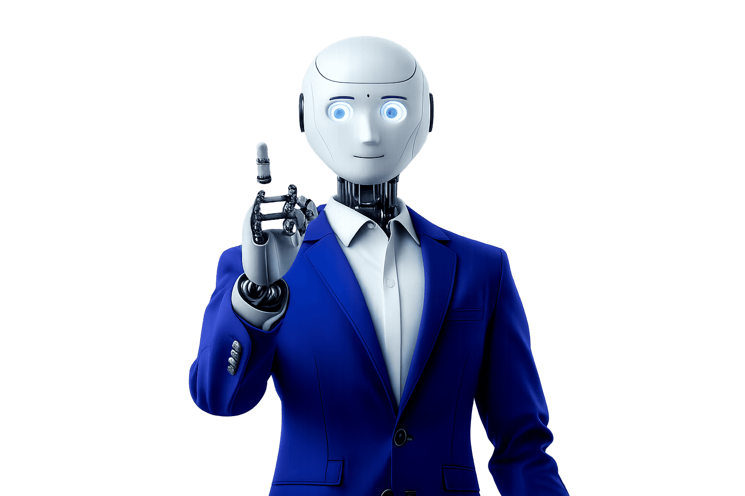 Робот в деловом костюме